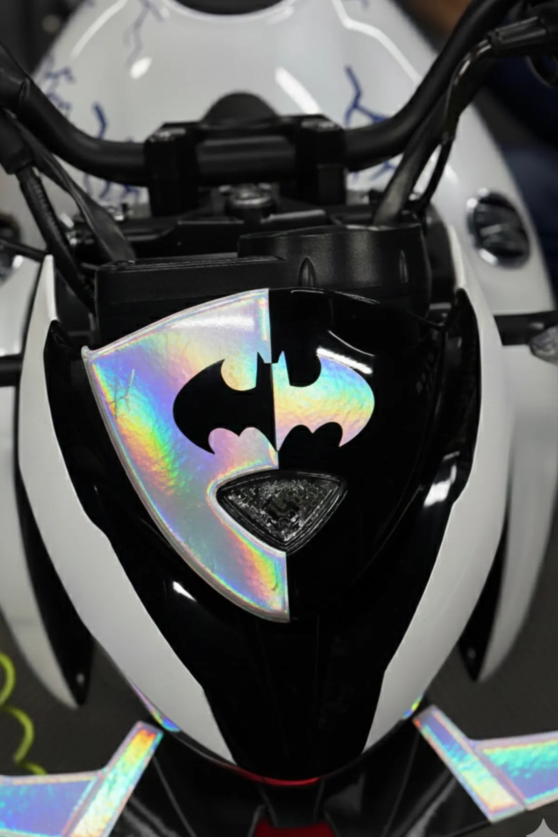 Mondial Drift-L için Hologramlı Batman Kafa Detay Sticker