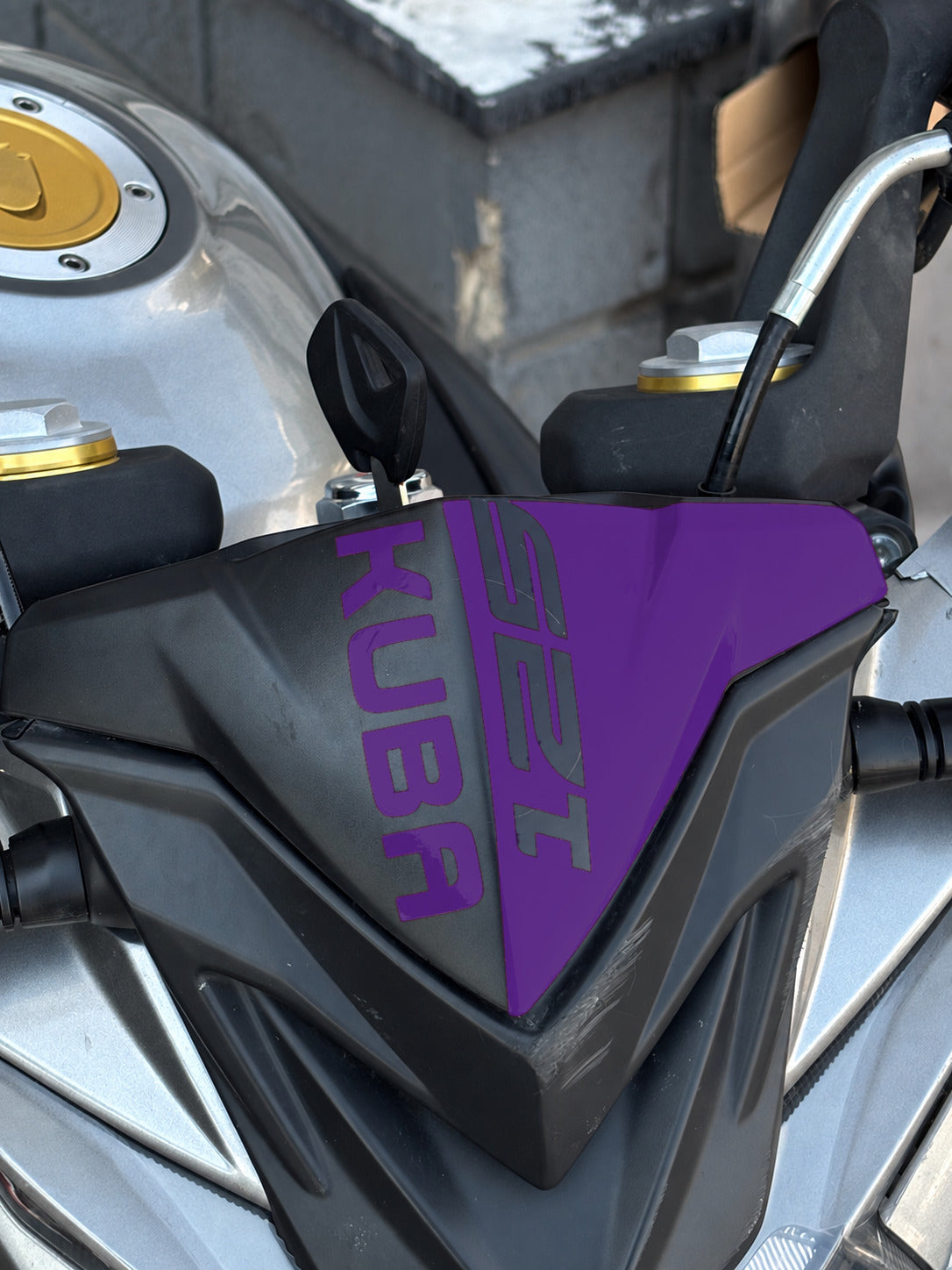 Kuba Terra 125 için Kafa Detay Sticker (1 Adet)