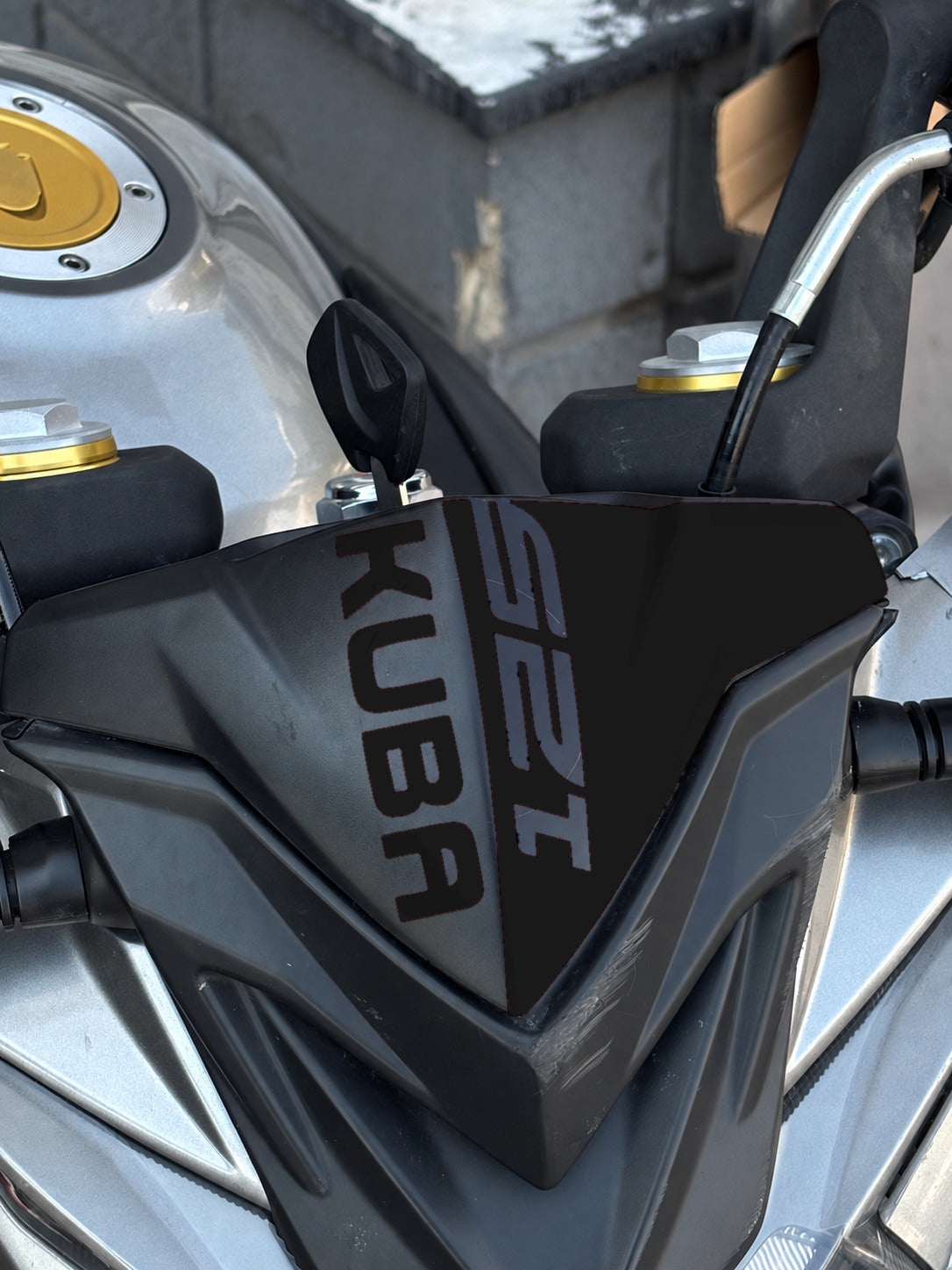 Kuba Terra 125 için Kafa Detay Sticker (1 Adet)